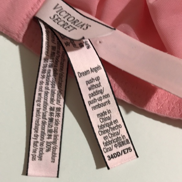 New Dream Angels by VS push-up lace bra without padding size 34DD - Picture 8 of 8